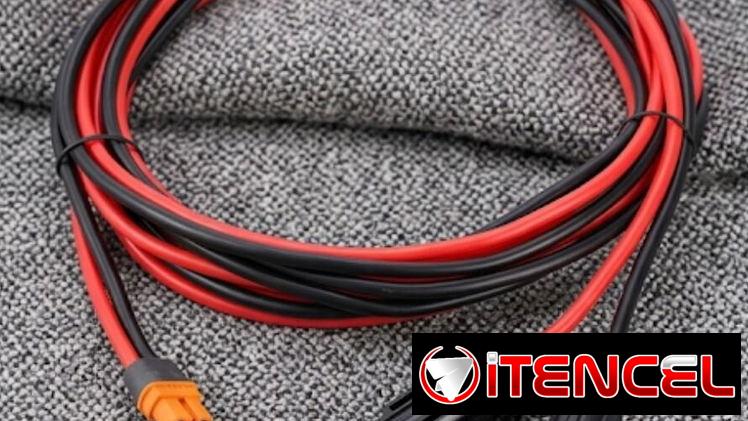 Cables para conectar panel solar a estación Ecoflow