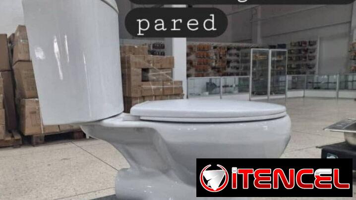 Juego de taza de baño con sus herrajes completos , taza que descarga a la pared entre otros