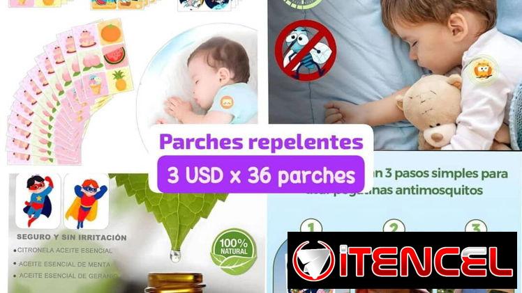 Parches repelente de mosquitos(para niños)