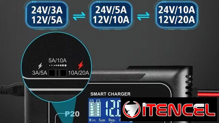 CARGADOR DE BATERIA INTELIGENTE DE 20 A