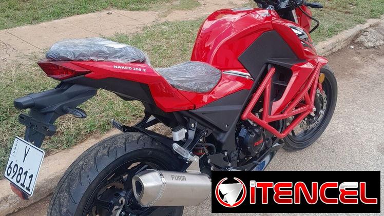 Se vende moto Furia 250cc chapa y certifico listos nueva 0 km en 2500 usd
