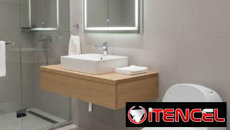 JUEGO DE BAÑO MONOLÍTICO CON SUS HERRAJES transporte incluido