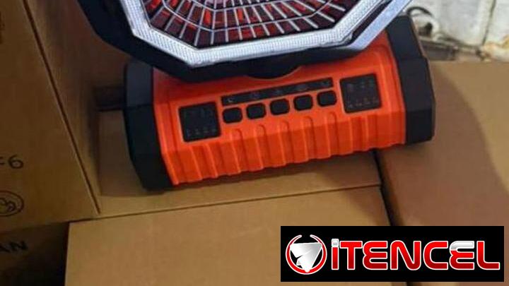 Ventilador Recargable de Alta Capacidad – F6