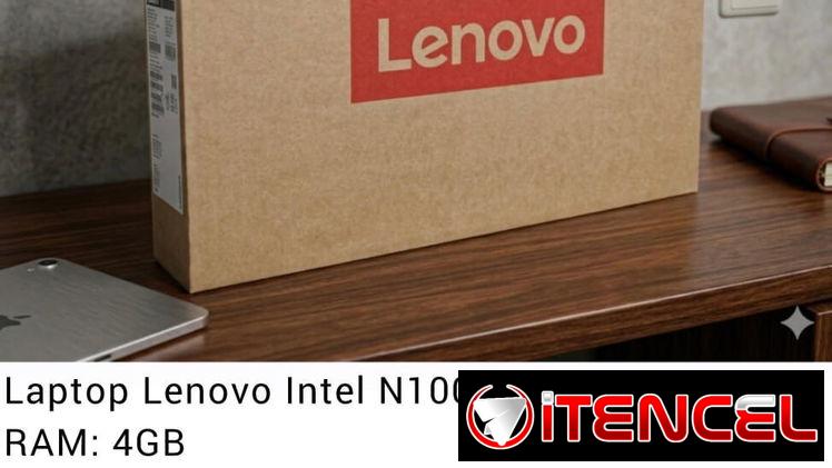 Laptop Lenovo Intel N100 Nuevas en caja con portafolio de regalo