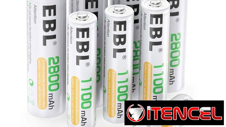 🔋Pilas Recargables AAA 1100 mah EBL (2 Unidades)*