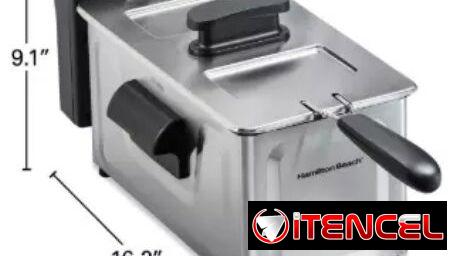 Freidora de aceite -Hamilton Beach-capacidad familiar-Nueva