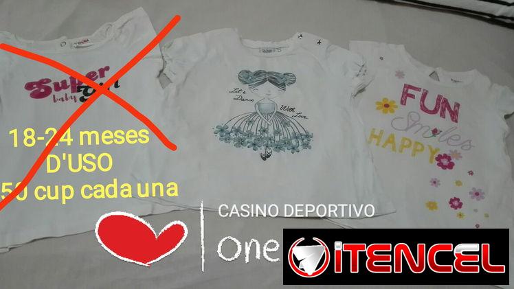 BLUSITAS de uso para niñas 12 meses a 3 años