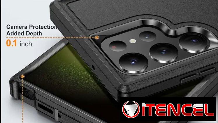Forro negro de 3 piezas con alta protección anticaidas (militar)para iPhone y Samsung gama alta.
