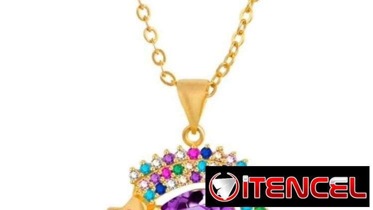 Cadena de plata 925 y piedras preciosas