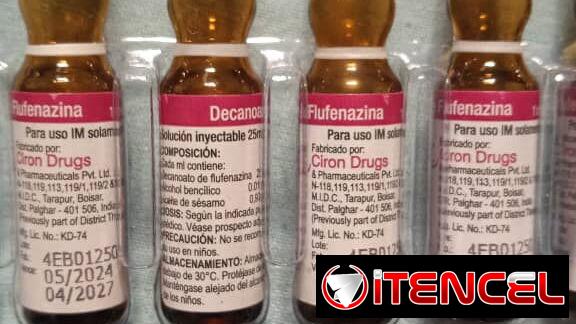 Decaonato de Flufenazina en ampulas