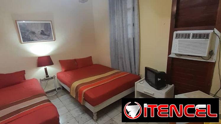 📍🧑‍🤝‍🧑Hostal “MIRKASTILLITO” de 2 Habitaciones en La Habana Vieja REF 1326