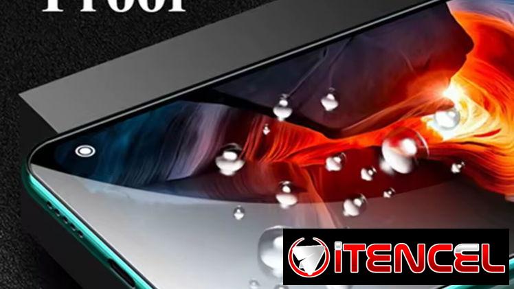 combo de 2 Micas de cristal templado y un forro negro d silicona negro de Mica tecno spark Tecno pop 7 BF6! Nuevo
