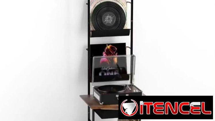Estante de 3 niveles, exhibición para almacenamiento
