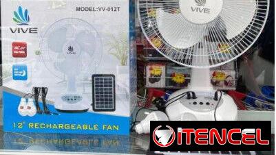 Ventilador recargables