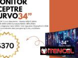 Monitor Curvo Ultra Ancho Sceptre 34” WQHD 180Hz