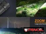 🔦 Linterna LED Recargable de Alta Potencia 💥 5 Modos | Zoom Ajustable | USB | Resistente al Agua | Camping, Emergencia