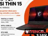 Laptop MSI Thin 15 B13UC-1000US i5 16GB 512GB SSD RTX 3050 | 15.6” 144Hz en La Habana