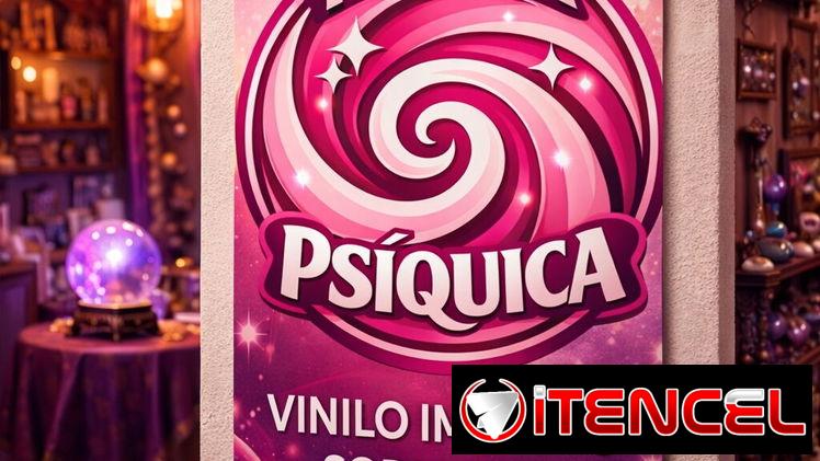 Cartel en vinilo