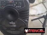 🔉Bocina Premier 15″. Tripode y Micrófono inalambrico.