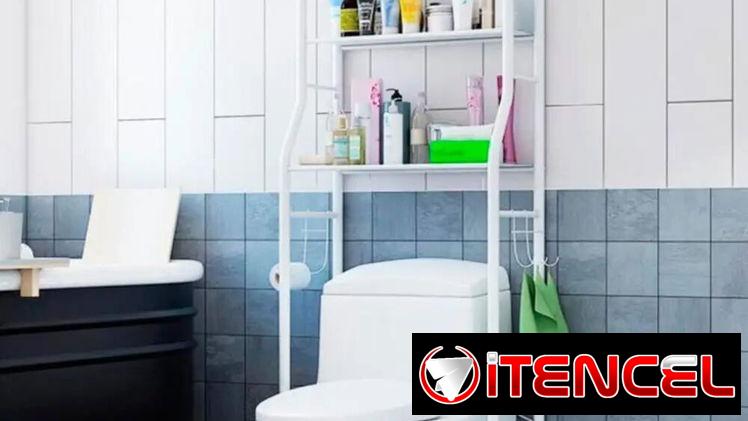 Variados estantes para baño y cocina