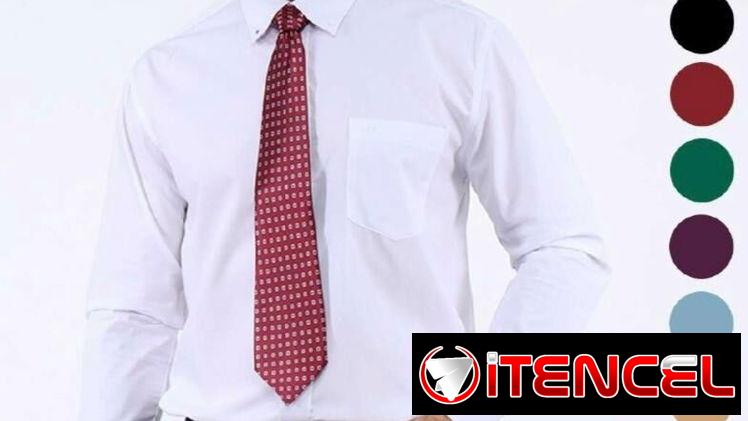 Camisas mangas largas con corbata 18 USD o 9900mn