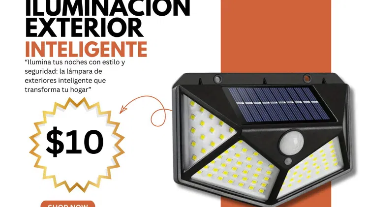 Iluminación exterior inteligente y eficiente
