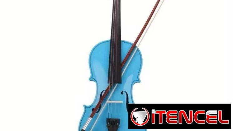 Violín Acústico 4/4 – Acabado Premium (Celeste Azul) | videojuegoshabana.com