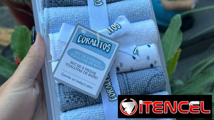 Set de 8 piezas y 24 piezas de toallitas para bebés🌸*(GHC)