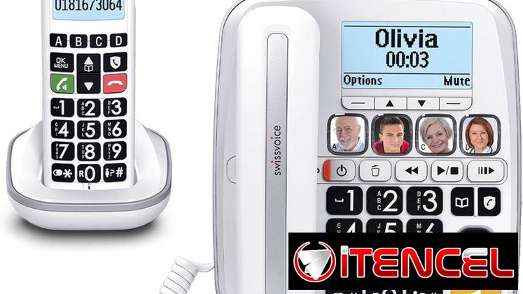 Juego de teléfono fijo con su inalámbrico