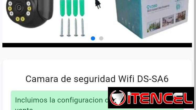 MV-522-CAMARA DE SEGURIDAD WIFI..60 USD….51596013….. garantía 1 mes… transporte costo adicional