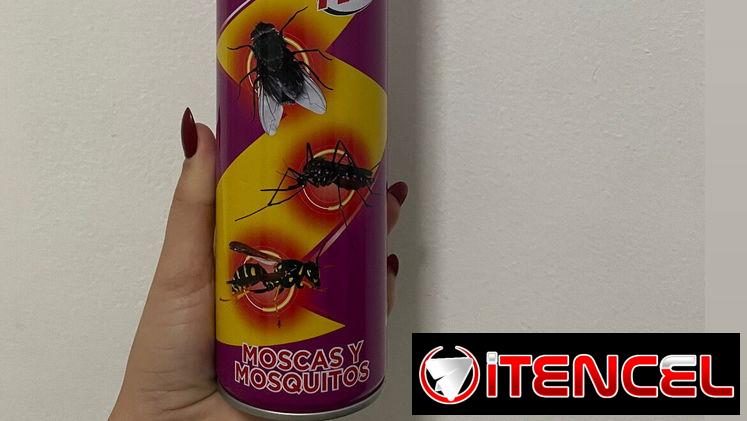 Insecticida en spray, 600 ml, elimina todo tipo de insectos como moscas, mosquitos, avispas, hormigas, polillas, etc.