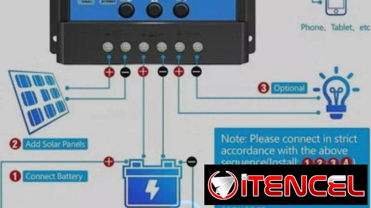 CONTROLADOR REGULADOR DE CARGA SOLAR PWM