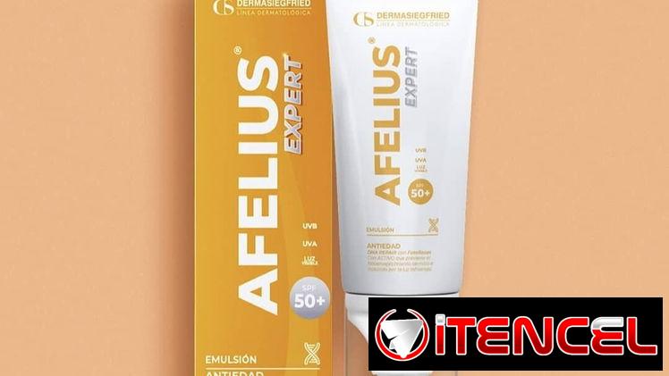 Protector Solar Afelius Expert Antiedad Spf 50+ Emulsión Tubo X 60 G.