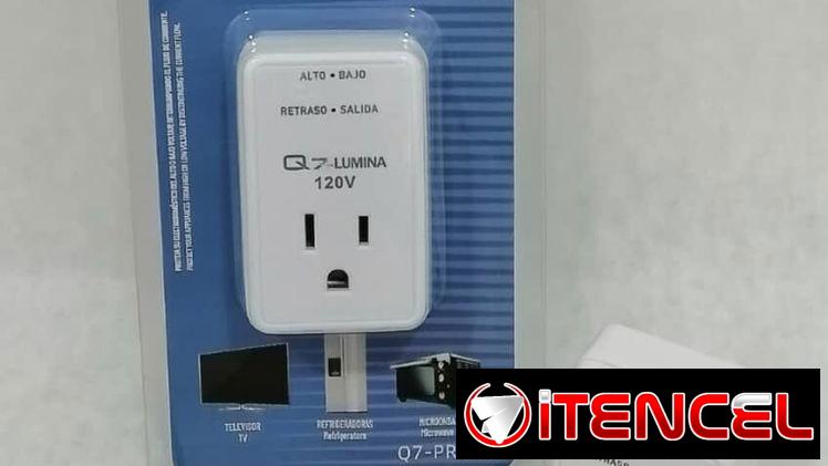 Protector de voltaje de 110V para neveras, Refrigeradores, TV y cualquier electrodoméstico de 110V.