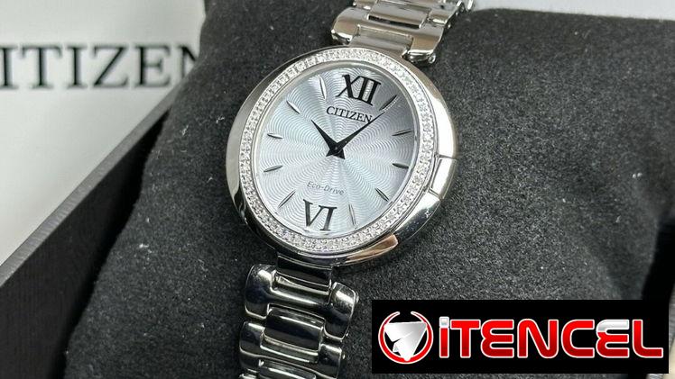 CITIZEN ECODRIVE CAPELLA PARA MUJER (EX1500-52A) DE 34MM , NUEVO A ESTRENAR POR USTED , CRISTAL DE ZAFIRO 58049738