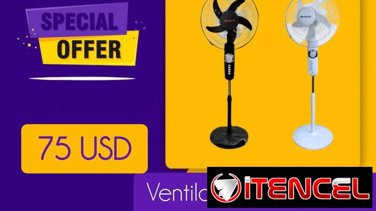 Ventiladores recargables Milexus 2 unidades