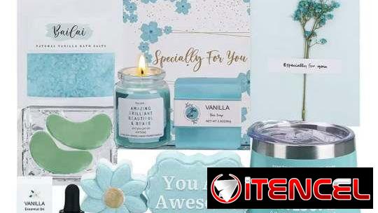 Regalo especial para mujer o niña. Set de baño