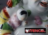 Juego de 3 Budas de porcelana china