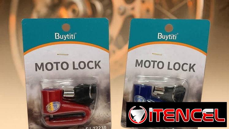 ✨Candado de disco sin alarma para motos: 12 USD