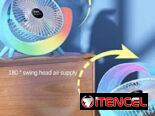Ventilador recargable portable (tipo USB)