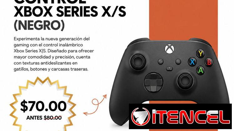 Control Xbox Series X/S (Negro) (Cable) | videojuegoshabana.com