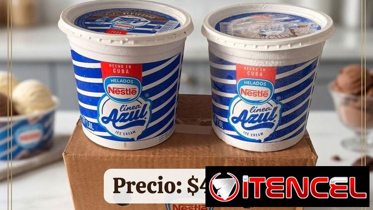 (VILLA CLARA, SANTA CLARA) Helado 🍦 Nestlé  👉🏾 *ORIGINAL* Pote de 1.8L Chocolate 🍫😋