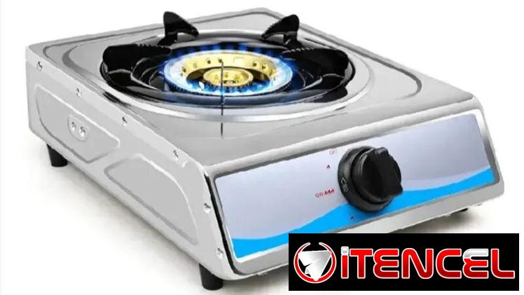 COCINA DE GAS ACERO INOXIDABLE RUDENKOV 1 HORNILLA (Lh)