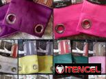 Útiles del hogar. Cortinas, cortineros, sets de baño, Alfombras, protectores de colchón, etc..