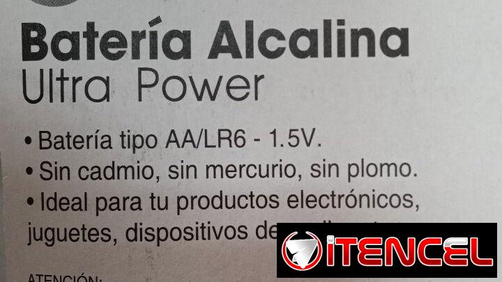 PACK DE 4 PILAS ALCALINAS LR6/AA