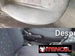 Limpieza de asientos de autos.