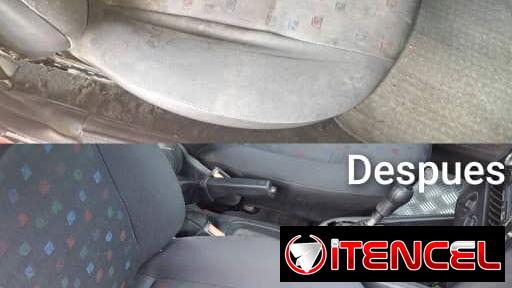 Limpieza de asientos de autos.