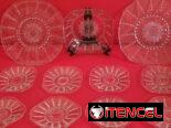 Juego de dulceras antiguo