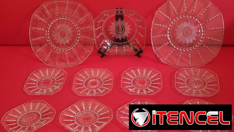 Juego de dulceras antiguo