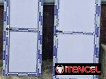 Puertas de aluminio con melamina y cristal a la medida del cliente